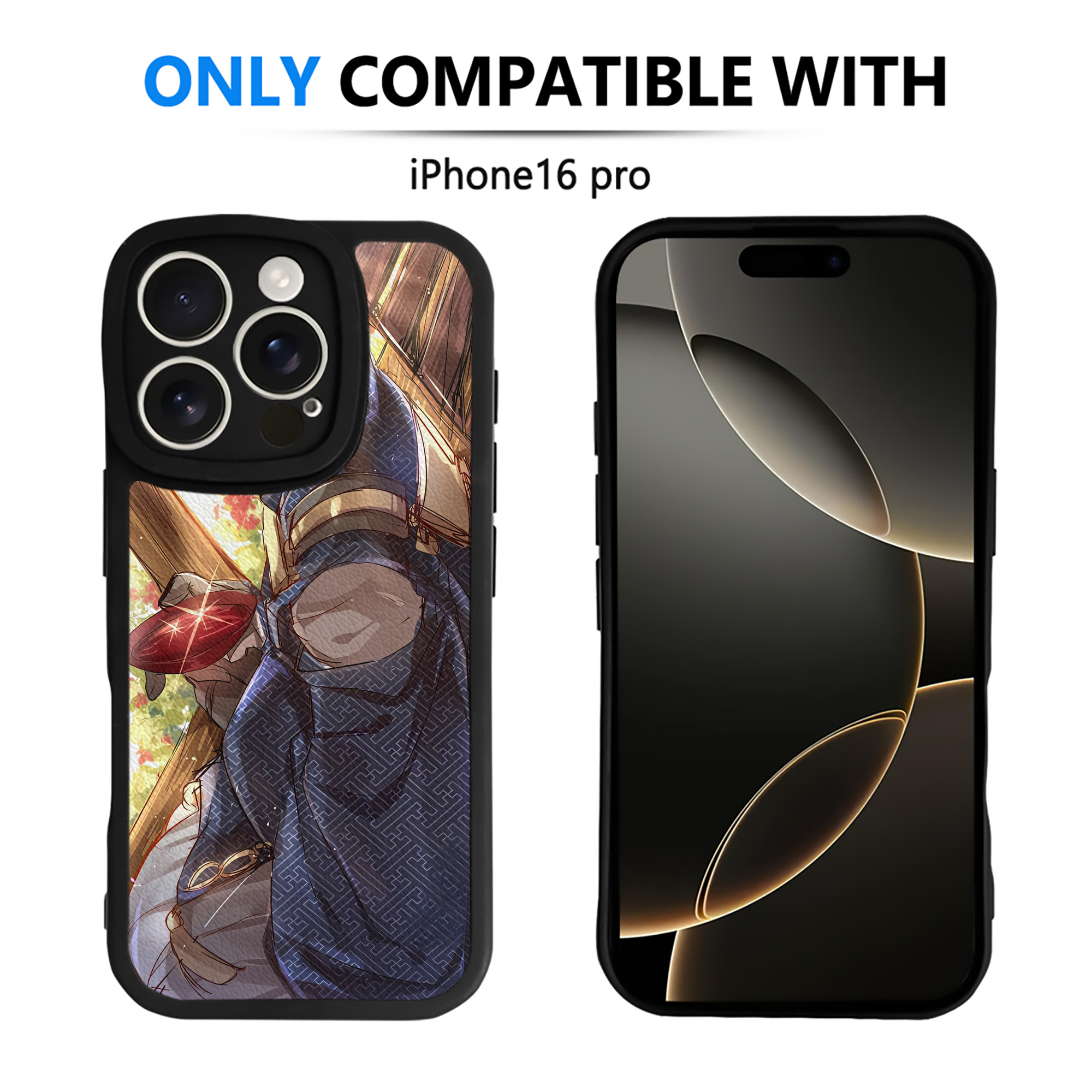 （画像用） 刀剣乱舞 Touken Ranbu 【iPhone 16シリーズ対応】シリコンスマホケース（レザー調） 材質：シリコン